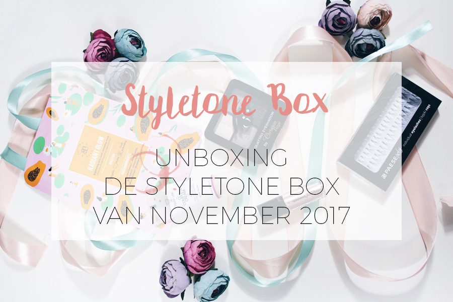 UNBOXING DE STYLETONE BOX VAN NOVEMBER 2017