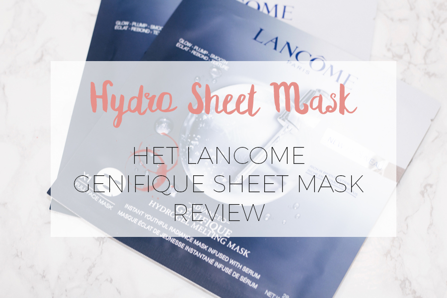 Lancome Hydro sheet mask Genefique